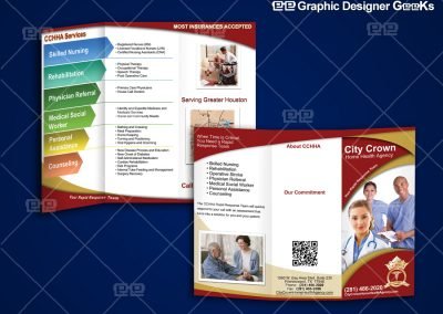 Graphic Designer Geeks | Brochure and Door Hangers | CCHHA