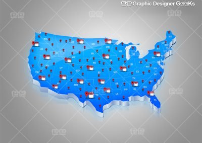 Graphic Designer Geeks | Business Infographics | Geographical Infographics