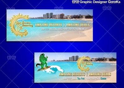 Graphic Designer Geeks | Social Banners and Blog Headers | Cancun