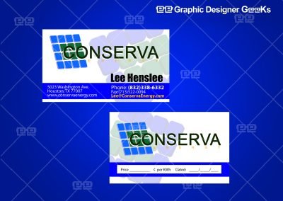 Graphic Designer Geeks | Business Cards and Stationary | Conserva