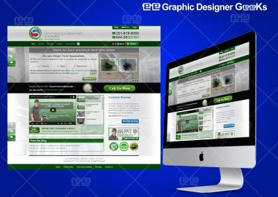 Graphic Designer Geeks | Landing Pages | HVAC Website