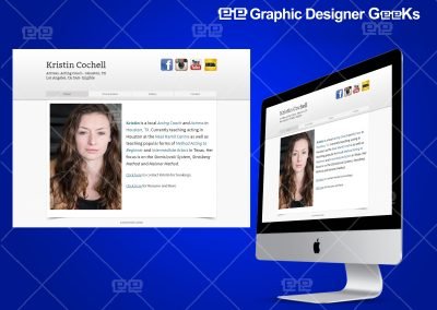 Graphic Designer Geeks | Landing Pages | Kristin Cochell Website