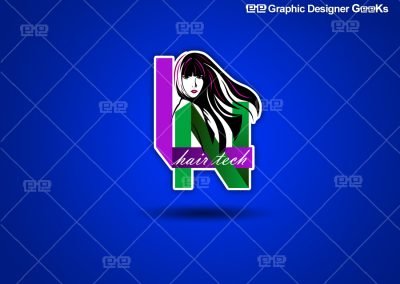 Graphic Designer Geeks | Logo and Animated Logos | LN Hair Tech