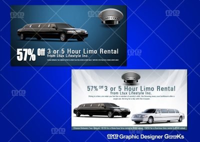 Graphic Designer Geeks | Creative and Interactive Ads | Limocool Rental Ad