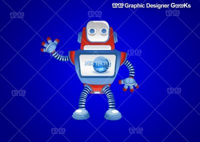 Graphic Designer Geeks | Brand Avatars and Mascots | NetTech Support Mascot