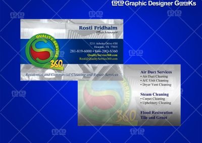 Graphic Designer Geeks | Business Cards and Stationary | QS 360