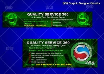 Graphic Designer Geeks | Social Banners and Blog Headers | QS 360