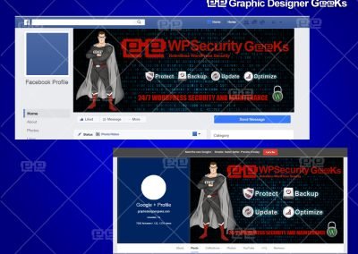 Graphic Designer Geeks | Social Banners and Blog Headers | WP Security Geeks