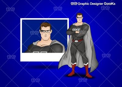 Graphic Designer Geeks | Brand Avatars and Mascots | Super Geek