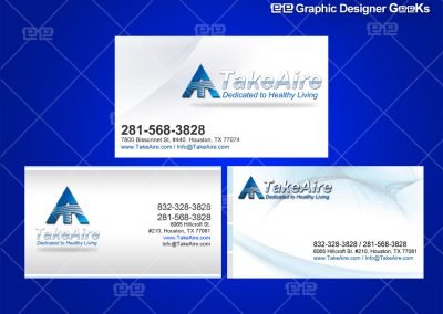 Graphic Designer Geeks | Business Cards and Stationary | TakeAire