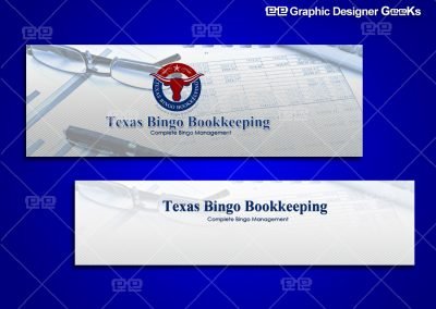 Graphic Designer Geeks | Social Banners and Blog Headers | Texas Bingo Bookkeeping 2