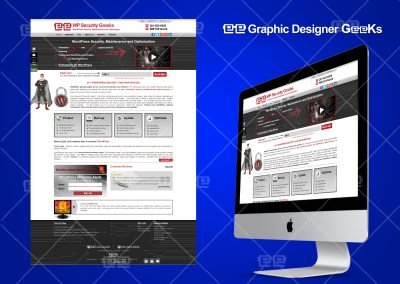 Graphic Designer Geeks | Landing Pages | WP Security Geeks Website
