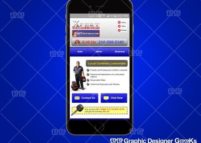 Graphic Designer Geeks | Custom Mobile Website | Xpert Mobile