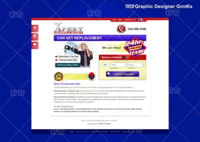 Graphic Designer Geeks | Landing Pages | Xpert Locksmith 2