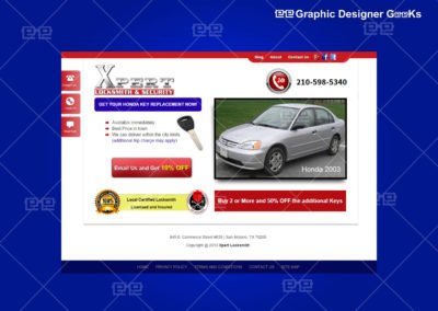 Graphic Designer Geeks | Landing Pages | Xpert Locksmith