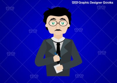 Graphic Designer Geeks | Brand Avatars and Mascots | Albert1
