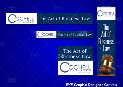 Graphic Designer Geeks | Creative and Interactive Ads | Cochelle-Law Defender