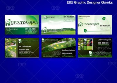 Graphic Designer Geeks | Business Cards and Stationary | Greenscapes