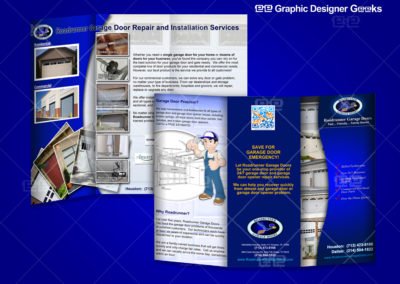 Graphic Designer Geeks | Brochure and Door Hangers | Road Runner