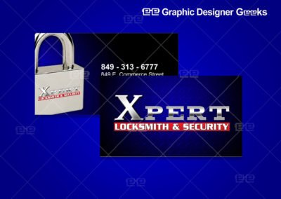 Graphic Designer Geeks | Business Cards and Stationary | Xpert Locksmith