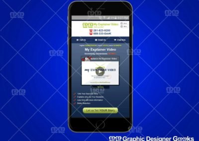 Graphic Designer Geeks | Custom Mobile Website | My Explainer Video