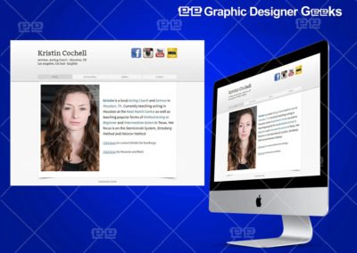 Graphic Designer Geeks | Landing Pages | Kristin Cochell Website