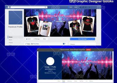 Graphic Designer Geeks | Social Banners and Blog Headers | EDM Sexy 2