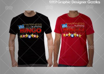 Graphic Designer Geeks | Swag | The Post Bingo Custom t-shirts