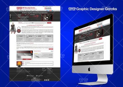 Graphic Designer Geeks | Landing Pages | WP Security Geeks Website
