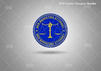 Graphic Designer Geeks | Logo and Animated Logos | Web Marketing Attorney Logo